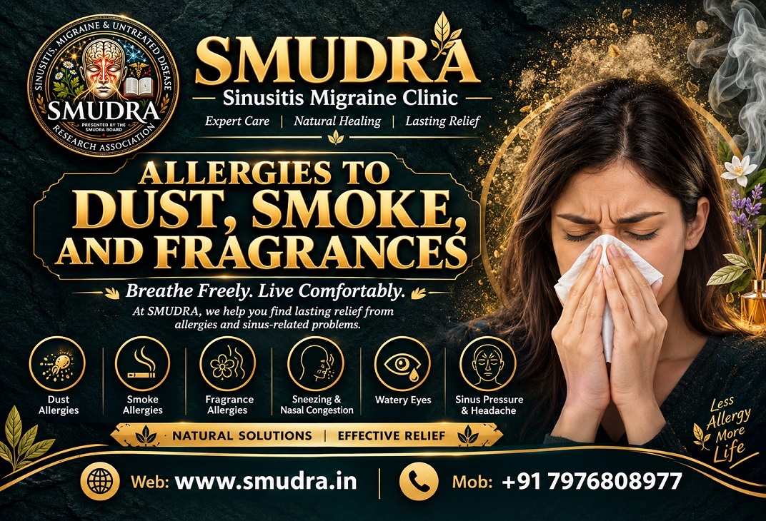 Allergies to Dust, Smoke & Fragrances
